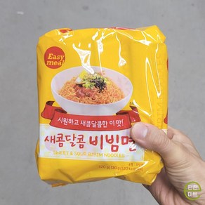 이지밀 새콤달콤 비빔면 130g x 4입, 8개