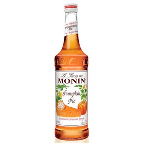 Monin - Pumpkin Pie Syup Pumpkin and Baked Pie C Monin - 호박 파이 시럽 호박 및 구운 파이 크러스트 맛 천연 맛 핫 아이스, 1개, 750ml