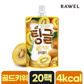 로엘 팅글 곤약젤리 골드키위 80g 20팩, 20개