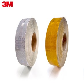 3M 3310 3311 연질 고휘도 반사테이프 20mm 35mm X 1m, 황색, 1개