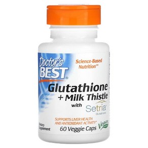 닥터스베스트 글루타치온 밀크시슬 Glutathione milk thistle 60베지캡슐, 1개