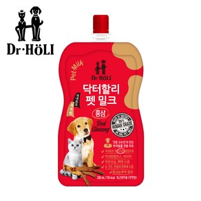 닥터할리 저지방 펫밀크 200ml, 홍삼, 10개