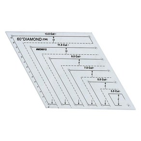 패치워크 눈금자 퀼팅 룰 투명 아크릴 마당 천 절단 재봉 도구, 1개, 2.B