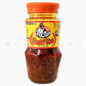 WORLDFOOD 베트남 옹차바 사테똠 고추기름 ONGCHAVA SATE TOM 90g