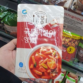 청정원 요리한수 국물 떡볶이 양념 140g, 1개