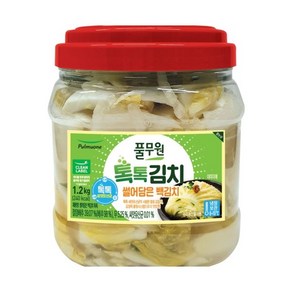 풀무원 톡톡 썰은 백김치 PET, 1개, 1.2kg