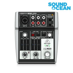 베링거 오디오 믹싱 콘솔 믹서 Behinge Audio Mixe, 302USB