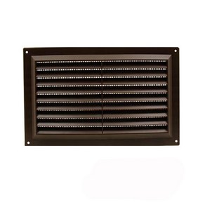 환기구 그릴 PVC 사각 브라운 257X163 환풍구 환기창, 테크앤원 본상품선택, 1개