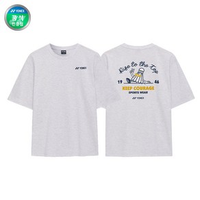 요넥스 241TS065U 공용 배드민턴 오버핏 반팔 티셔츠 2024SS