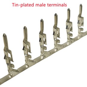 300PCS 1LOT 4.2MM 프 단자 수 바늘 5559 커넥터 4P 6P 8P 20P 24P 암 쉘 주석 도금 또는, [02] Tinplated Male, 02 Tin-plated Male