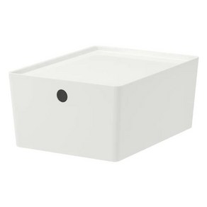 IKEA 이케아 쿠기스 수납함 뚜껑 화이트 26x35x15cm 295.611.99