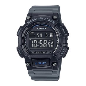 [CASIO] 카시오 W-736H-8B 군인 방수 진동알람 손목시계