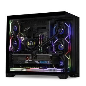 몬스타 가츠 AMD 7800X3D RTX 4080 SUPER 32G 게이밍PC 딜러, BLACK, 딜러AMD, 1TB, 64GB, Fee DOS