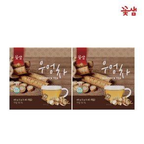 꽃샘 우엉차 40T x 2개, 40g, 40개입