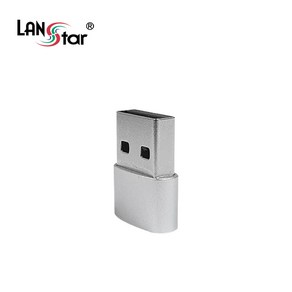 LANsta USB A to C 충전+데이터 젠더 LS-UA2C, 1, 1개