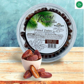 Pitted Tunissian Deglet Nou Dates 씨 없는 튜니시안 드글렛 너르 아랍 데이트 대추야자, 1개, 800 g