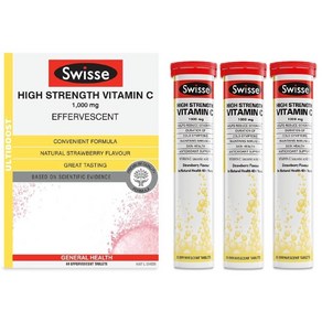 swisse 호주 직배송 High Stength Vitamin C 60 Effevescent, 1개, 60정, 60정