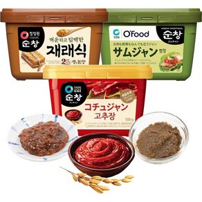 1+1 순찬 고추장 500g 삼장 500g 텐장 500g 3점 세트 승찬 고추장 삼장 텐장, 2개