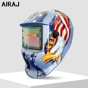 AIRAJ Welding 자동조광 용접 마스크 가드 아메리칸이글