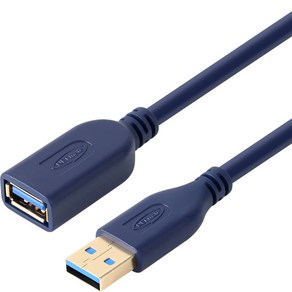 USB3.0 연장 AM-AF 케이블 1m (블루) 넷매이트NM-UF310DB, 1개