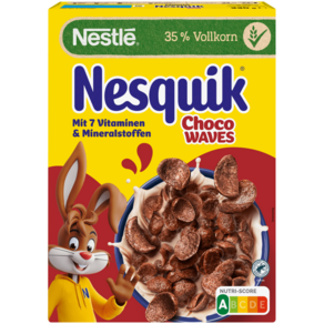 네슬레 Nestle 네스퀵 시리얼 인텐스 초코 웨이브, 330g, 1개