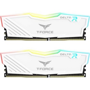 팀그룹 티포스 델타 RGB DDR4 32GB2x16GB 3600MHzPC428800 CL18 데스크톱 게이밍 메모리 모듈 램 TF3D432G3600HC18JDC01 블랙