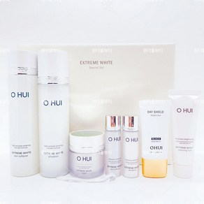 오휘 익스트림 화이트3종세트(스킨150ml+20ml+로션130ml+20ml+화이트크림20ml+폼40ml+선블랙30ml)