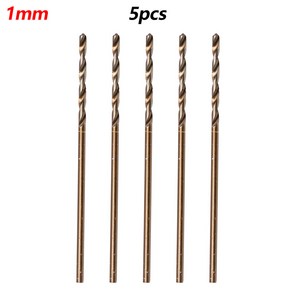 5 개/대 HSS M35 코발트 드릴 비트 1-4mm 스테인레스 스틸 금속 목재 구멍 커터 1mm / 1 5mm 2mm 2 3mm /3 5mm/ 4mm, 5개