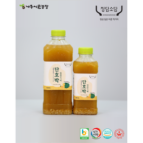 정담소담 수제 찹쌀 맛있는 단호박식혜1000ml x 5병 단호박500mlx5병, 단호박500ml