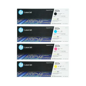 HP 정품토너 222A W2220A W2221A W2222A W2223A LaserJet 3203dn 3303sdw 3203dw 색상선택