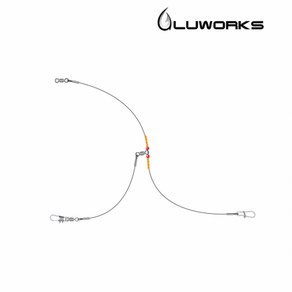 루웍스 LWX-36 에스테르 심해 갑오징어 킬러 채비 유동식 단차조절 버림봉돌채비, S (60cm), 1개