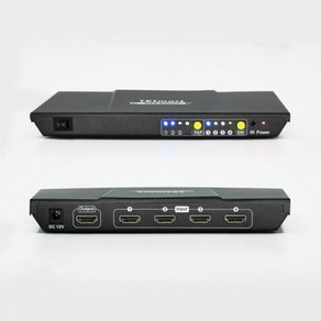 티이스마트 HSW0401A10 4포트 1:4 HDMI 선택기 4분할 멀티뷰어