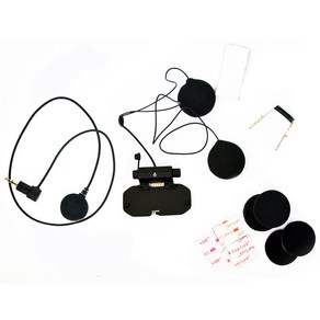 Vimoto V8 헬멧 블루투스 호환 헤드셋 베이스 옵션 하드/소프트 마이크 키트 액세서리, 02 fo Full Face Helmet, [02] fo Full Face Helmet