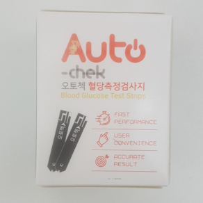 YL와이엘 오토첵 시험지 50매 AUTOCHECK 혈당 측정 검사지 혈당지 당뇨, 50개, 1매