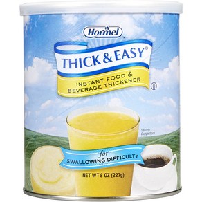 Thick & Easy Instant Food and Beveage Thickene 8 O Thick & Easy 인스턴트 식품 및 음료 증점제 8온스(포장은 다를 수 있음, 1개, 226g