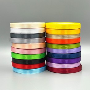 [1+1] 포장끈 22m 공단 리본 1cm, 2개, 네이비