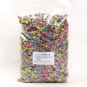 달곰베이킹 슈가스프링클 바다마을, 1kg, 1개