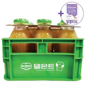 델몬트 미니 오렌지 주스 레니니 더메이런알콜티슈, 250ml, 6개