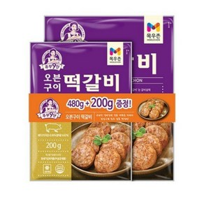 목우촌 오븐구이 떡갈비 480G+200g, 680g, 1개