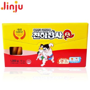 진주햄 천하장사Q 1000g (10gx100개입), 1kg, 2개