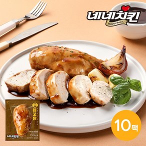 [네네치킨] 네꼬닭 갈비맛 닭가슴살 100g 10팩