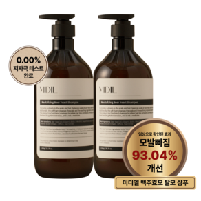 맥주효모 탈모증상 완화 리바이탈라이징 샴푸, 1.015kg, 2개