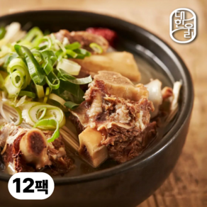 대한우리 진한 마구리 갈비탕, 12개, 800g