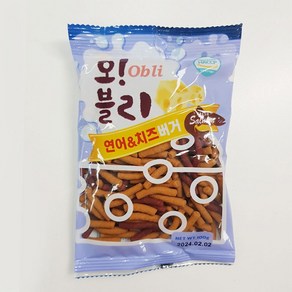 오블리 연어 치즈 버거 100g, 1개