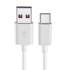 투센스 USB to C타입 충전케이블 선길이 2M / 2미터 연장선, 1개, 화이트