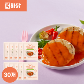 더하닭 닭가슴살 스테이크 칠리마요맛, 30개, 100g