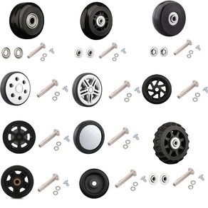 수하물 교체 휠수리키트 캐리어 바퀴 수선나사 알루미늄 손잡이부품 범용 여행 가방 유연한