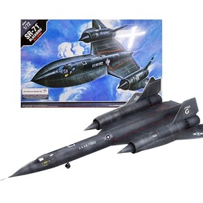 아카데미 프라모델 1/72 미국 전략 정찰기 SR-71 블랙버드 12448 비행기 모형 만들기 조립키트