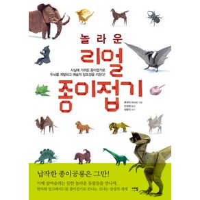 놀라운 리얼 종이접기:사실에 가까운 종이접기로 두뇌를 계발하고 예술적 창조성을 키운다!