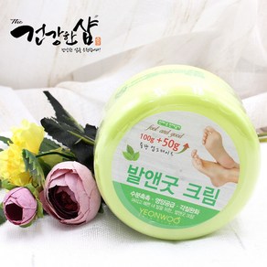 더건강한샵 발앤굿 크림 풋크림 보습 각질 관리 풋케어, 3개, 150g